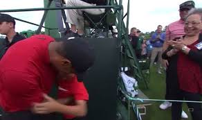 While tiger woods is best known for his golf game, his love life, and the scandals that came with. Tiger Woods Fights Tears As He Hugs Son Daughter Crying Mum In Emotional Masters Scenes Golf Sport Express Co Uk