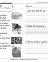 There are three reading comprehension worksheets for grade 1. 1st Grade Reading Comprehension Worksheets First Grade Passages