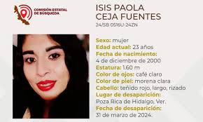 Mujer lleva dos semanas desaparecida