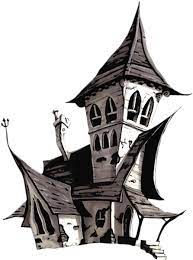 Halloween White House Png Clipart Haunted House Drawing Lantern Illustration Castle Illustration