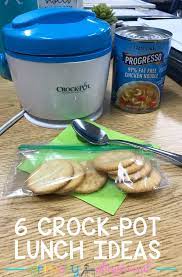6 Mini Crock Pot Lunch Ideas Primary Playground Lunch Crockpot Recipes Mini Crockpot Recipes Crock Meals
