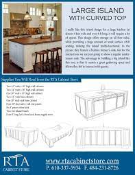 Building A Kitchen Island With Curved Top Using Rta Kitchen Cabinets Step By Step Instructions There Are T Building A Kitchen Kitchen Ideals Kitchen Design