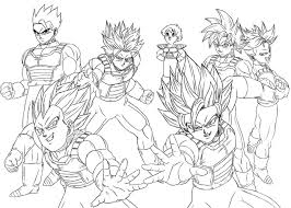 Most of them are in super saiyan mode but there is one printable that shows young trunks in his. Dragon Ball Coloring Pages Trunks Super Saiyan Printable Coloring Home
