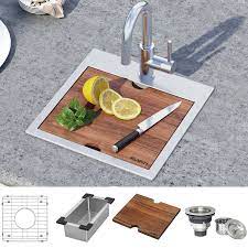 The museum a8h92ea en ucuz debra dickerson the. 15 X 15 Inch Workstation Drop In Topmount Bar Prep Rv Sink 16 Gauge Stainless Steel Ruvati Usa