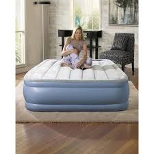 Simmons Beautyrest Full Hi Loft Inflatable Air Mattress Electric Pump Premium Choice Air Beds Blue Air Bed Mattress Sets Mattress