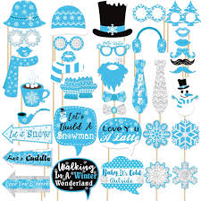 Festive winter window decor and a freebie. Amazon Com Snowflake Photo Booth Props Frozen Party Decorations Winter Wonderland Party Favor For Holiday Party Christmas Party Supplies Toys Games