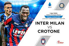Achraf hakimi, nicolo barella, marcelo brozovic, stefano sensi, matteo darmian; Prediksi Liga Italia Inter Milan Vs Crotone