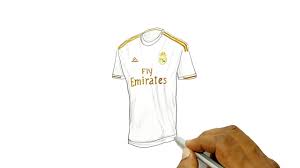 Jersey real madrid 2020 manga larga. How To Draw The Real Madrid Jersey 2019 2020 Youtube