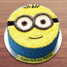 Minions cake design images (minions birthday cake ideas). Send Mr Minion Happy Birthday Cake Online By Giftjaipur In Rajasthan