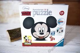 Stück für stück formt sich das 3d puzzle durch zusammensetzen der gewölbten kunststoffteile. Ravensburger 3d Puzzle Ball Disney Mickey Mouse Mit Ohren 3d Puzzles