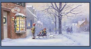 Image result for snow scenes in watercolor