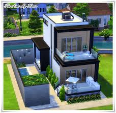 Casa Amadeirada Conteiner Original Maison Sims 3 Maison Sims Sims 4 Maison