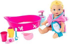 Amazon Com Little Mommy Bubbly Bathtime Deluxe Toys Games