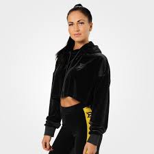 We supply the entire collection of tanks, tees, pants, shorts, hoodies, jeans, belts, gloves, and accessories. Better Bodies Chrystie Crop Hoodie 110931 Sportheavy