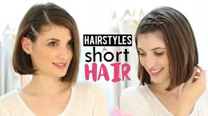 The two short hairstyles are either hated. 6 Cute Easy Hairstyles For Short Hair To Create At Home Now