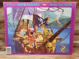 Peter Pan Vintage Inlaid Tray Puzzle Disney Puzzle Vintage Puzzle Disney Puzzles Vintage Children S Books Vintage Games