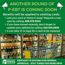 Everything you need to know about food stamps and ebt card. 2020 Recap Update On P Ebt Benefit Kentucky Youth Advocates