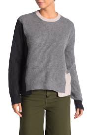 360 Cashmere Akima Colorblock Cashmere Sweater Hautelook