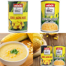 Memang sedap mengunyah ngunyah bubur jagung yang i tin jagung penuh krim. Drzainol Halal Mart Rawang Jagung Tin Adabi Dah Pernah Cuba Jagung Dlm Tin Adabi Sudah Pastinya Diperbuat Drp Bahan Asli Ada 2 Jenis Yerr Jagung Manis