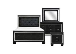 This is a popular choice among many homeowners. Allura Black California King 4 Piece Bedroom Set W Nightstand Dresser Mirror Luxury Home Furniture Ca