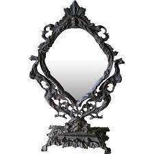 Mirror is about 13 tall by 9 wide. Antique Victorian Gothic Mirror With Angels Owls Cherubs Northwind Ladies Faces Gothic Mirror Victorian Mirror Mirror