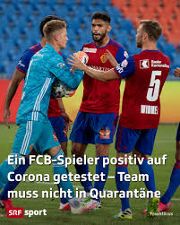 Die (noch unvollständige) liste der spieler des fc basel umfasst fussballspieler die beim fc basel zum 1. Srf Sport Ein Spieler Des Fc Basel 1893 Ist Positiv Auf Facebook