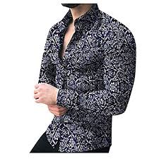 Most relevant most popular alphabetical price: Baskuwish Mens Floral Dress Shirt Causal Long Sleeve Paisley Flower Party Luxury Printed Button Down Shirts Clothing Casual Button Down Shirts