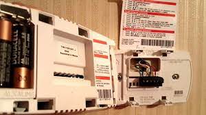 The older honeywell thermostats have a manual round wheel. Honeywell Thermostat Battery Replacement How To Change Batteries Youtube