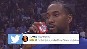 Kawhi leonard hey, hey, hey meme. Kawhi Leonard Had Another Funny Intro That Is Spawning Memes All Over The Internet Article Bardown