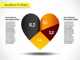 creative pie charts set data driven presentation