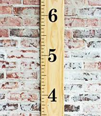 Little Acorns Diy Vinyl Growth Chart Ruler Decal Kit Jumbo Numbers