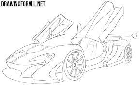 You can use our amazing online tool to color and edit the following mclaren coloring pages. Mclaren P1 Gtr Drawing Tutorial Mclaren Autos Auto Zeichnungen Mclaren P1
