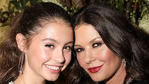 At the age of 14, there was a casting for the play the pajama game. Catherine Zeta Jones Daughter Carys Douglas 15 Looks Like A Model Hollywood Life