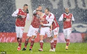 Arsenal vs west brom takes place on sunday, may 9. West Brom 0 4 Arsenal Gunners Get Third Straight Win As They Demolish Sorry Baggies Daily Mail Online