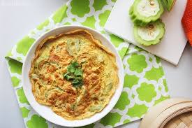 Chinese Style Fried Bitter Gourd Omelette Recipe Bitter Gourd Quick Meals Stuffed Peppers