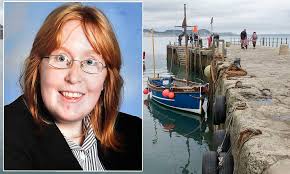 Clair Perkins drowns in sea after electric wheelchair plunged over cliff