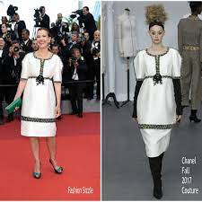 She was the face of chanel no. Carole Bouquet In Chanel Cannes Film Festival 70th Anniversary Celebration Fashionsizzle