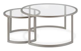 This gorgeous set of 2 contemporary geometric nest of tables would look amazing in your. Adam Nickel Coffee Table Set Bob S Discount Furniture