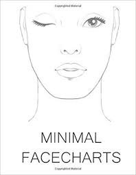 There are also coloring pages named fantasy makeup. Minimal Facecharts Thalia Version Sarie Smith 9781544038988 Amazon Com Books Makeup Face Charts Face Chart Face