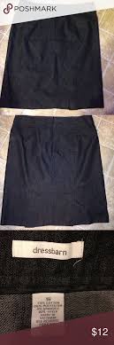 Nice Black Denim Skirt From Dress Barn Sz 16 Denim Skirt Black Denim Black Denim Skirt