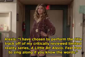 You found someone new, before me and you didn't try nearly as hard and maybe that's the problem i don't know how to take it away from you without giving someone else my heart. Schitt S Creek Gave Us An Original Song By Alexis And It S The Greatest Thing