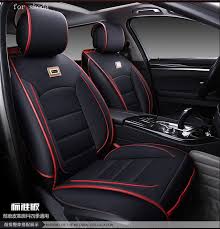 For Subaru Forester Xv Impreza Beige Red Black Waterproof Soft Pu Leather Car Seat Covers Easy Clean Front Leather Car Seat Covers Leather Car Seats Car Seats