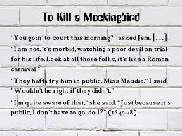 It was written by harper lee and is loosely based on her observations of events tha. 2018 2019 English 10 Reminder Quiz On Tkam English Mrs Molina