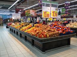 Presentoir Table Centrale Fruits Et Legumes Gamme Titanium Fruits Et Legumes Banque Centrale Fruits