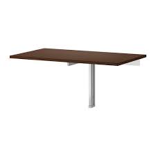 Bjursta Wall Mounted Drop Leaf Table Brown Black Ikea Drop Leaf Table Wall Mounted Table Leaf Table