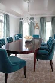 Textile Spotlight Velvet Centsational Style Dining Room Teal Velvet Dining Chairs Teal Dining Chairs