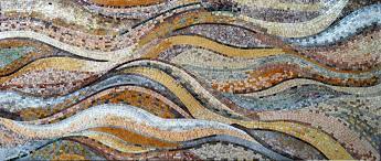 Waves With Autumn Colors Marble Mosaic In 2021 Mosaic Patterns Mosaic Wallpaper Mosaic Waves