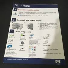 Free drivers for hp photosmart c6100 series for windows 10. Hp Photosmart C6100 All In One Printer Owners Manual Bulk Package Disks Ebay
