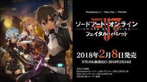 ps4 xbox one steamソードアートオンライン フェイタルバレット第四弾トレイラー ソードアートオンライン ソードアート フェイタル