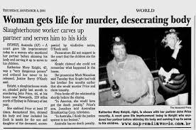 Real news, curated by real humans. Katherine Knight Hanna Lecter Da Australia